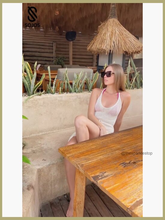 Metal Frame Square Oversized Rimless Sunglasses UV400 Protection